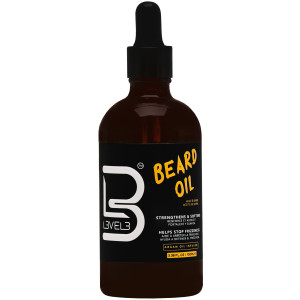 L3VEL3 Beard Oil - naturalny olejek do brody, głęboko odżywiający, 100ml