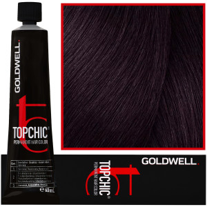 Goldwell Topchic - profesjonalna farba do włosów, 60ml 3-VV-MAX Ciemny Fiolet