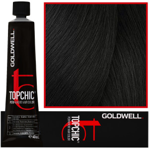 Goldwell Topchic - profesjonalna farba do włosów, 60ml 3-NA Ciemny Naturalny Popielaty Brąz