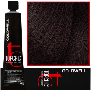 Goldwell Topchic - profesjonalna farba do włosów, 60ml 3-N Ciemny Naturalny Brąz