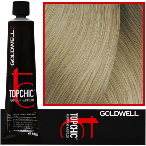 Goldwell Topchic - profesjonalna farba do włosów, 60ml 10-A Ekstra Jasny Popielaty Blond