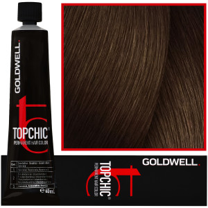 Goldwell Topchic - profesjonalna farba do włosów, 60ml 7-B Średni Beżowy Blond