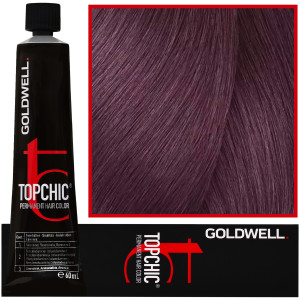 Goldwell Topchic - profesjonalna farba do włosów, 60ml 6VV@PK | Stalowy Fiolet