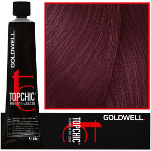 Goldwell Topchic - profesjonalna farba do włosów, 60ml 6-RV-MAX Oszałamiająca Purpura