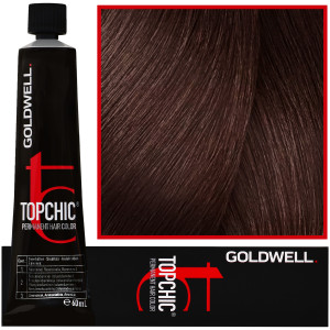 Goldwell Topchic - profesjonalna farba do włosów, 60ml 6-RB Ciemny Czerwono-Brązowy Blond