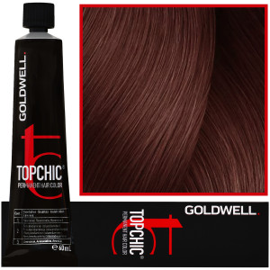 Goldwell Topchic - profesjonalna farba do włosów, 60ml 6-KG Ciemna Złota Miedź