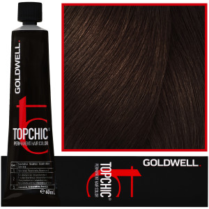Goldwell Topchic - profesjonalna farba do włosów, 60ml 6-MB Średni Nefrytowy Brąz