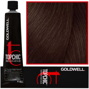 Goldwell Topchic - profesjonalna farba do włosów, 60ml 6-A Ciemny Popielaty Blond