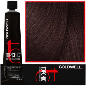 Goldwell Topchic - profesjonalna farba do włosów, 60ml 5-NN Ekstra Mocny Jasny Naturalny Brąz