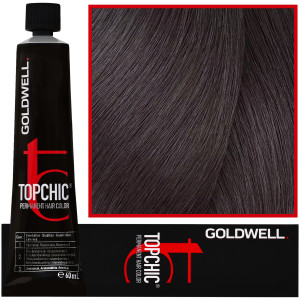 Goldwell Topchic - profesjonalna farba do włosów, 60ml 4-NA Naturalny Popielaty. Średni Brąz