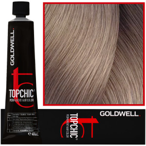 Goldwell Topchic - profesjonalna farba do włosów, 60ml 9-NA Bardzo Jasny Naturalny Popielaty Blond