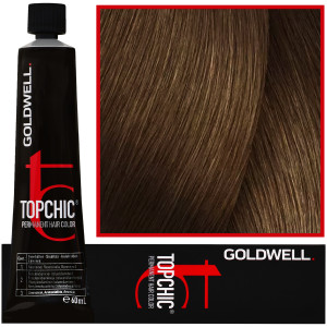 Goldwell Topchic - profesjonalna farba do włosów, 60ml 7-GB Średni Złoty Beż
