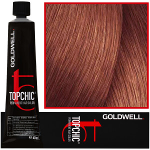 Goldwell Topchic - profesjonalna farba do włosów, 60ml 7-KG Średnia Złota Miedź