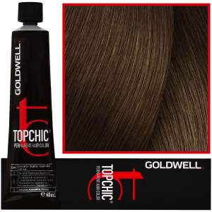 Goldwell Topchic - profesjonalna farba do włosów, 60ml 7-BG Średni Blond Beżowo-Złoty