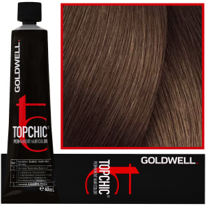 Goldwell Topchic - profesjonalna farba do włosów, 60ml 7-BN Średni Naturalny Brąz