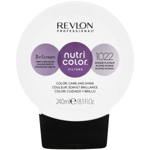 Revlon Nutri Color Mask - Maska koloryzująca do włosów, 240ml 1022 Intensywnie Platynowy