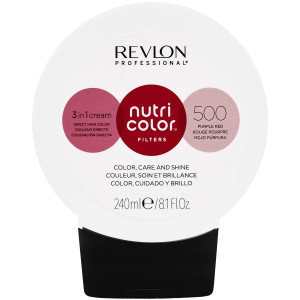 Revlon Nutri Color Mask - Maska koloryzująca do włosów, 240ml 500 Fioletowa Czerwień