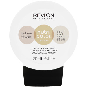 Revlon Nutri Color Mask - Maska koloryzująca do włosów, 240ml 931 Jasny Beż
