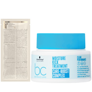 Schwarzkopf Professional BC Moisture Maska 200 ml + Rozjaśniacz BlondMe 30 g - zestaw do włosów rozjaśnianych