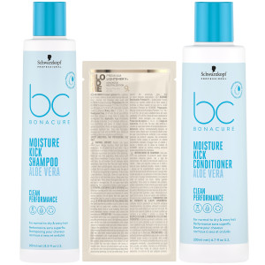 Schwarzkopf BC Moisture Szampon 250 ml + Odżywka 200 ml + Rozjaśniacz 30 g - pielęgnacja i rozjaśnianie włosów