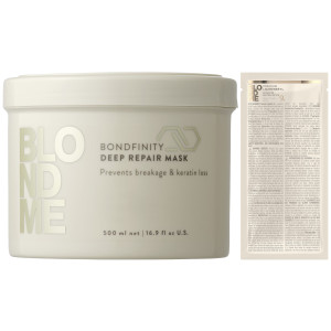 Schwarzkopf Professional BlondMe Rozjaśniacz 30 g + Maska 500 ml - zestaw do włosów blond