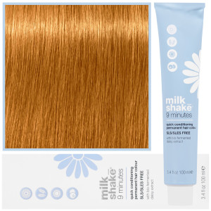 Milk Shake 9 Minutes - farba do włosów, pełna paleta kolorów, 100ml 8,3 | 8G || Jasny Złoty Blond