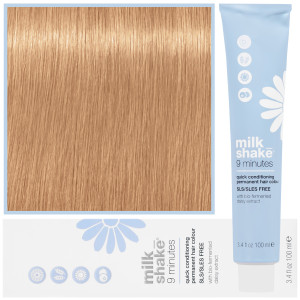 Milk Shake 9 Minutes - farba do włosów, pełna paleta kolorów, 100ml 10,3 | 10G || Najjaśniejszy Złocisty Platynowy Blond