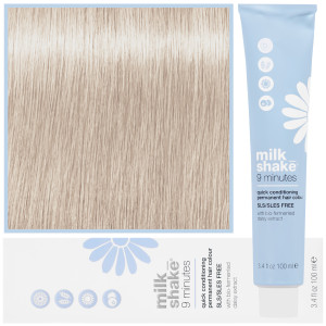 Milk Shake 9 Minutes - farba do włosów, pełna paleta kolorów, 100ml 10,1 | 10A || Popielaty Platynowy Najjaśniejszy Blond