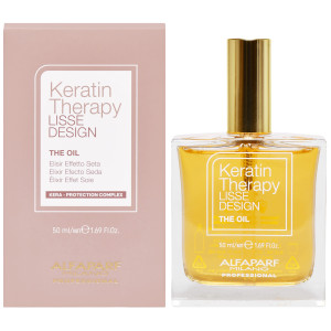 Alfaparf Keratin Therapy Lisse Design - olejek do pielęgnacji prostowanych włosów, 50ml