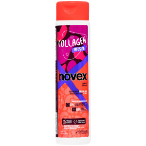 Novex Collagen Infusion - szampon do włosów wysokoporowatych, 300ml