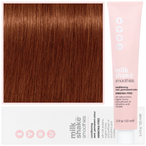 Milk Shake Smoothie Semi-Perm - farba do włosów bez amoniaku, paleta kolorów, 100ml 8,43 | 8CG || Jasny Miedziany Złocisty Blond