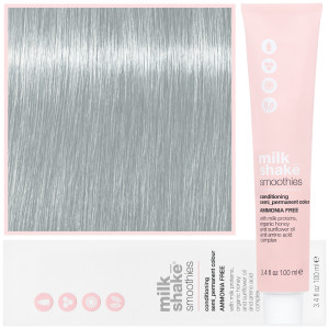 Milk Shake Smoothie Semi-Perm - farba do włosów bez amoniaku, paleta kolorów, 100ml 10.17 | 10AV | Najjaśniejszy blond popielato-fioletowo-platynowy