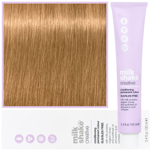 Milk Shake Creative - farba do włosów, pełna paleta kolorów, 100ml 9,3 | 9G || Bardzo Jasny Złocisty Blond