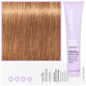 Milk Shake Creative - farba do włosów, pełna paleta kolorów, 100ml 8,431 | 8CGA || Jasny Miedziany Złoty Popielaty Blond