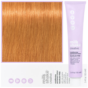 Milk Shake Creative - farba do włosów, pełna paleta kolorów, 100ml 8,43 | 8CG || Jasny Miedziany Złoty Blond