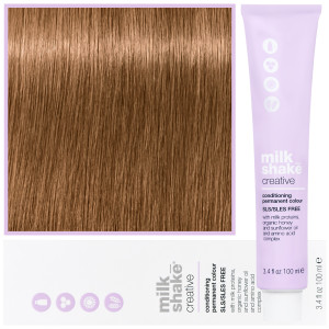Milk Shake Creative - farba do włosów, pełna paleta kolorów, 100ml 8,3 | 8G || Jasny Złocisty Blond