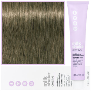 Milk Shake Creative - farba do włosów, pełna paleta kolorów, 100ml 8,11 | 8AA || Intensywny Jasny Popielaty Blond