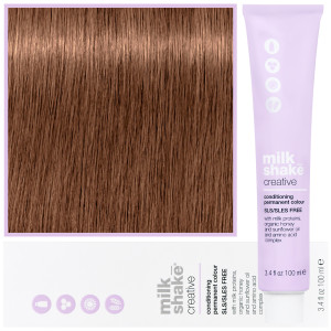 Milk Shake Creative - farba do włosów, pełna paleta kolorów, 100ml 7,84 | 7BC || Średni Brązowy Miedziany Blond