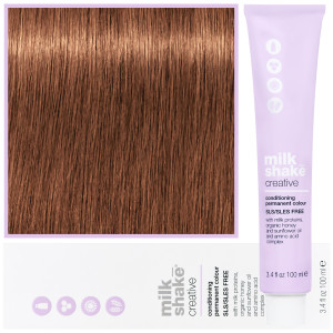 Milk Shake Creative - farba do włosów, pełna paleta kolorów, 100ml 7,431 | 7CGA || Średni Popielaty Miedziany Złoty Blond