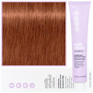 Milk Shake Creative - farba do włosów, pełna paleta kolorów, 100ml 7,4 | 7C || Średni Miedziany Blond