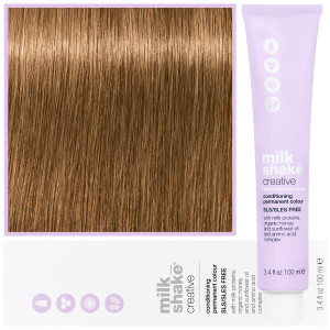 Milk Shake Creative - farba do włosów, pełna paleta kolorów, 100ml 7,314 | 7GAC || Średni Miedziany Złoty Popielaty Blond