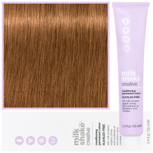 Milk Shake Creative - farba do włosów, pełna paleta kolorów, 100ml 7,3 | 7G || Średni Złoty Blond