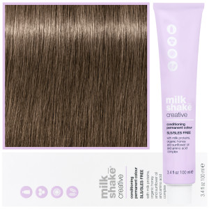 Milk Shake Creative - farba do włosów, pełna paleta kolorów, 100ml 7,13 | 7AG || Średni Popielaty Złoty Blond