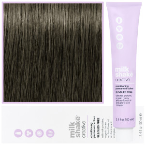 Milk Shake Creative - farba do włosów, pełna paleta kolorów, 100ml 7,1 | 7A || Średni Popielaty Blond