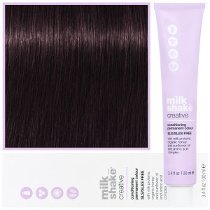 Milk Shake Creative - farba do włosów, pełna paleta kolorów, 100ml 6,87 | 6BV || Ciemny Fioletowy Blond Moka
