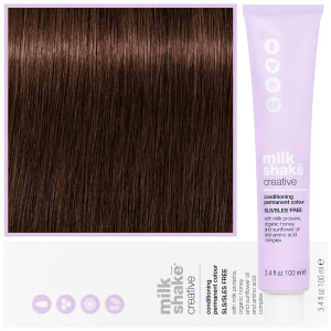Milk Shake Creative - farba do włosów, pełna paleta kolorów, 100ml 6,3 | 6G || Ciemny Złoty Blond
