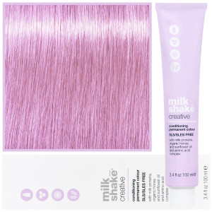 Milk Shake Creative - farba do włosów, pełna paleta kolorów, 100ml 10,76 | 10VR || Czerwony Fioletowy Platynowy Blond