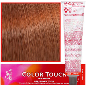 Wella Color Touch - profesjonalna farba do włosów bez amoniaku, 60 ml 8/43 Jasny Blond Miedziano-Złoty