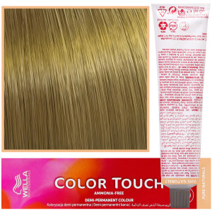 Wella Color Touch - profesjonalna farba do włosów bez amoniaku, 60 ml 8/0 Jasny Blond