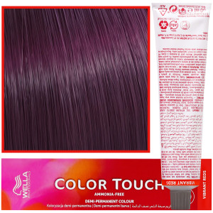 Wella Color Touch - profesjonalna farba do włosów bez amoniaku, 60 ml 55/65 Intensywny Jasny Brąz Fioletowo-Mahoniowy